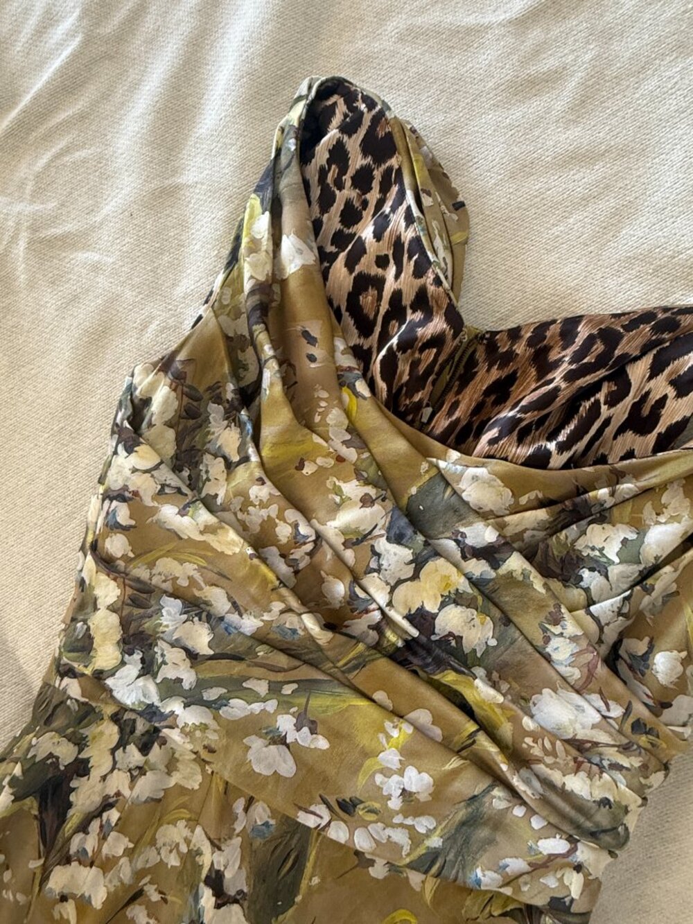 Elegant RARE Dolce & Gabbana Vintage Sleeveless Silk Floral dress - Size EU40. - Picture 4 of 5